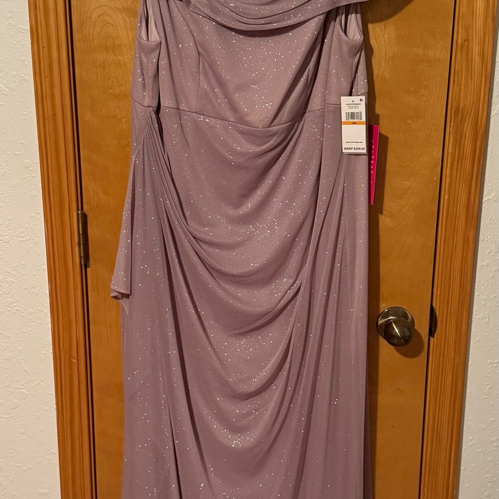 Alex Evenings Lavender/Mauve Dress